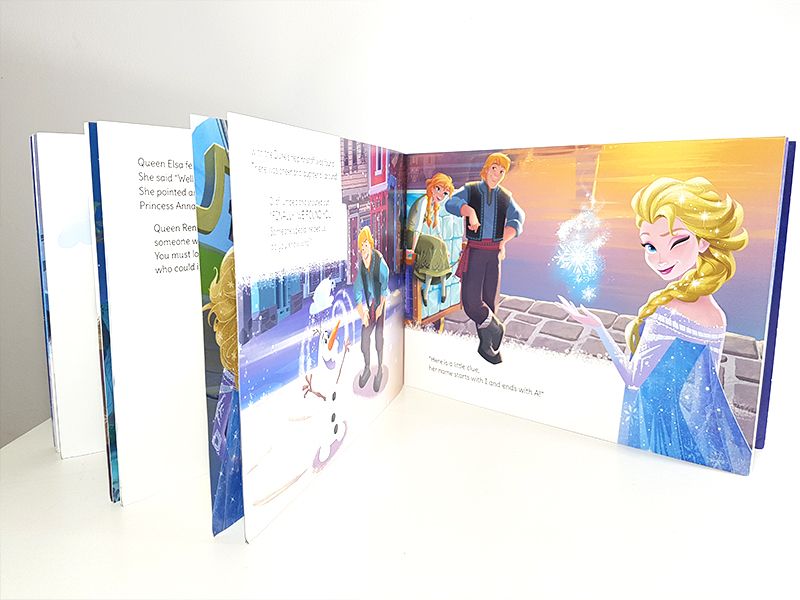 unique personalised book around letters of a childs name
