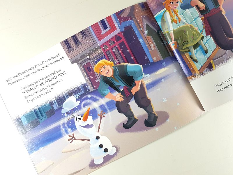 unique personalised book around letters of a childs name