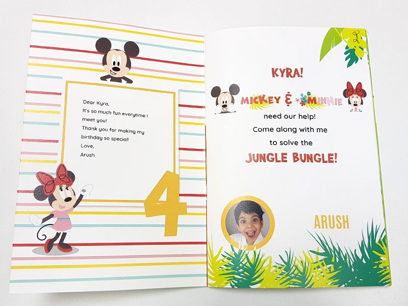 personalised book for birthday party