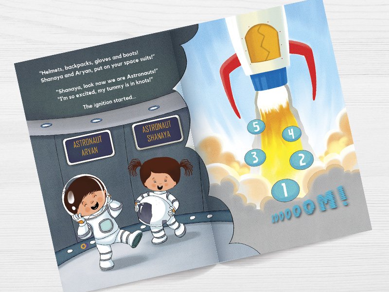 personalised book for birthday party