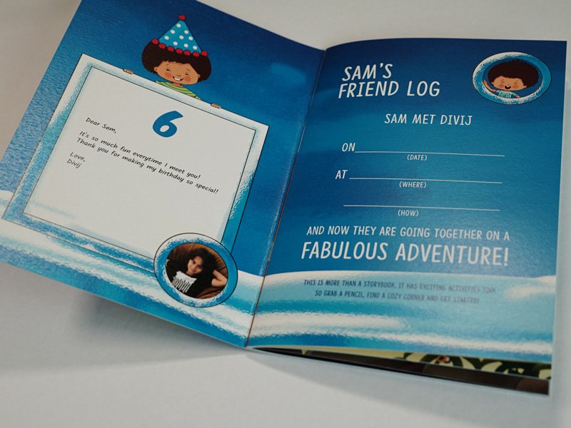 personalised book for birthday party