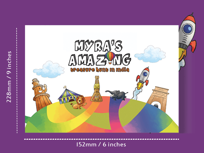 unique personalised book around letters of a childs name