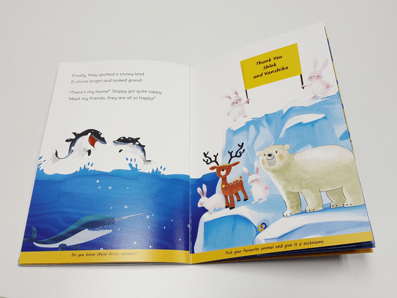 personalised book for birthday party